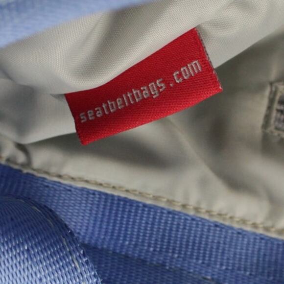 HARVEY'S Seatbelt Bag Blue Small Tote Purse Single Strap Built in the US - Picture 6 of 15